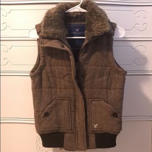 American Eagle Brown Vest